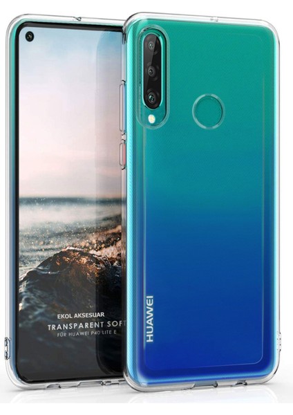 Huawei P40 Lite E Kamera Korumalı Süper Silikon Kılıf