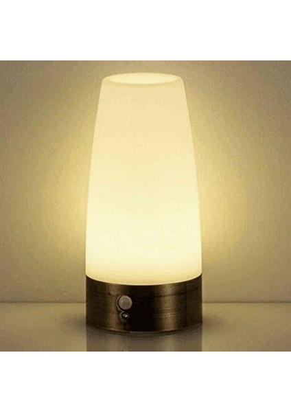 Pır Hareket Sensörü Gece Lambası LED Masa Lambaları Kablosuz Pille Çalışan Yatak Odası (Yurt Dışından) fiyatları