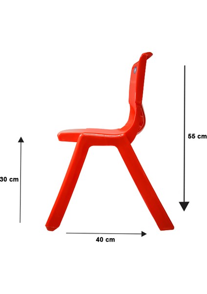 1.Kalite Kırılmaz Çocuk Sandalyesi – Kreş ve Anaokulu Sandalyesi Kırmızı fiyatları