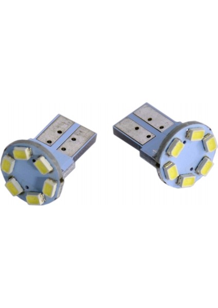 12V T10 Ampul 6 Smd Ledli Fiber Beyaz BR0400207