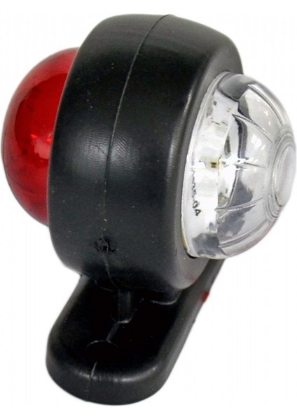 Mini Takoz Lamba Ledli Kırmızı-Beyaz 6x4,5 cm BL013KB (2 Li)