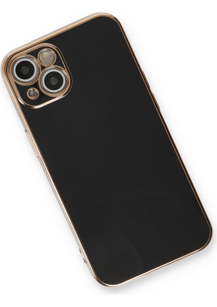 iPhone 13 Kılıf Özel Tasarım Fit Kalıp Lüx Dizayn Silikon Kapak - Siyah modelleri
