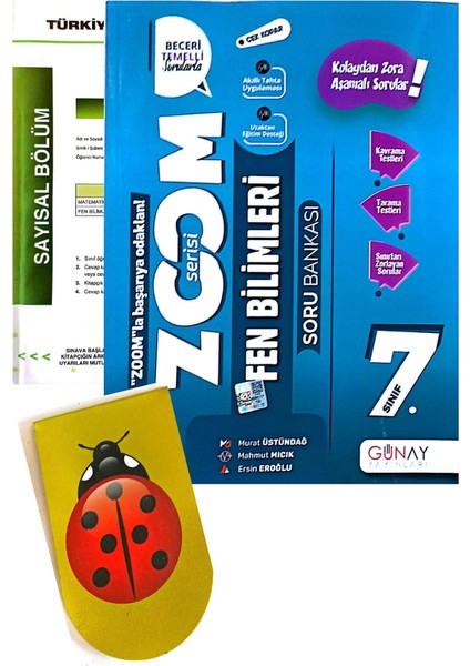 7. Sınıf Fen Bilimleri Soru Bankası(Muba Yayınları Deneme + Kitap Ayracı )