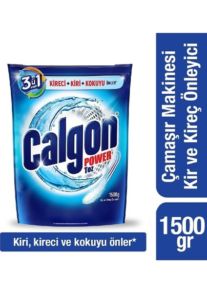 Çamaşır Makinesi Kireç Önleyici Toz 8 x 1,5 kg