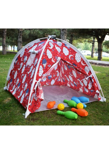 Pamuklu Sağlıklı Çocuk Oyun Çadırı ve Evi