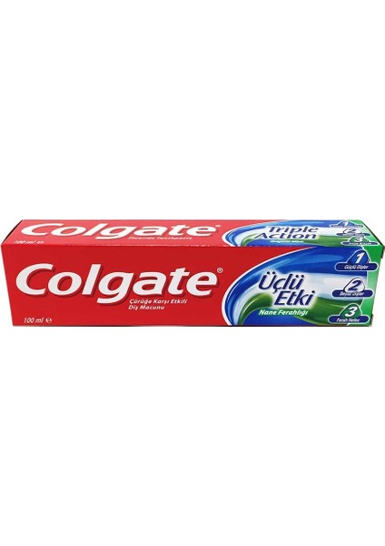 Diş Macunu 100ML Üçlü Etki x 12 Adet