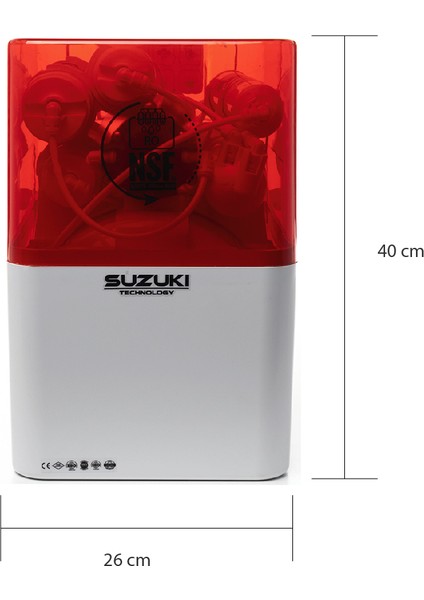 Suzukı Technology 10 Aşamalı Pompalı Su Arıtma Cihazı,Çevre Dostu modelleri