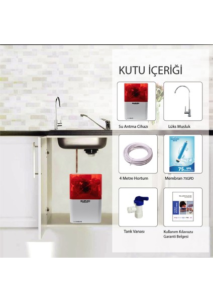 Suzukı Technology 10 Aşamalı Pompalı Su Arıtma Cihazı,Çevre Dostu fırsatları