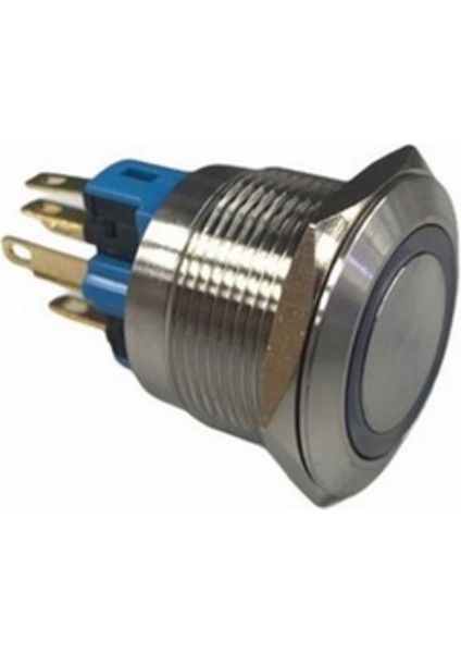 Sava-Çap 22MM Metal Yaylı Buton Işıklı 24V IP65