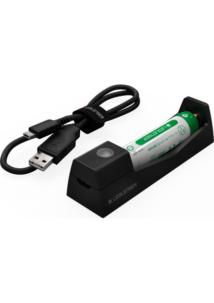 Şarj Istasyonu ve 14500 Lı-Ion Şarj Edilebilir Pil 750 Mah