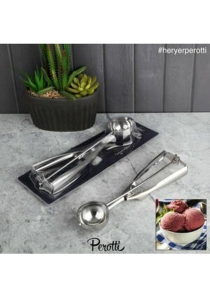 Kepçe Metal Dondurma Inox 12550 5204