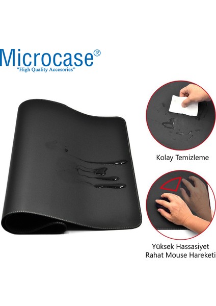 Deri Mouse Pad Laptop Bilgisayar Geniş Masa Matı - AL3023 Taba indirimleri