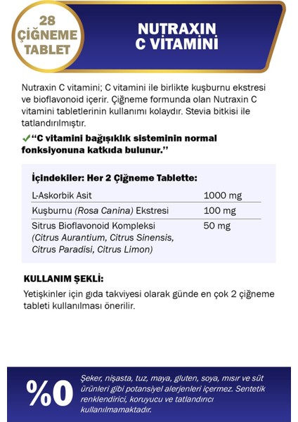 C Vitamini 1000 Mg 30 Tablet, Vitamin Max C-D-Zinc 60 Tablet, Beauty Collagen Gold 30 Tablet