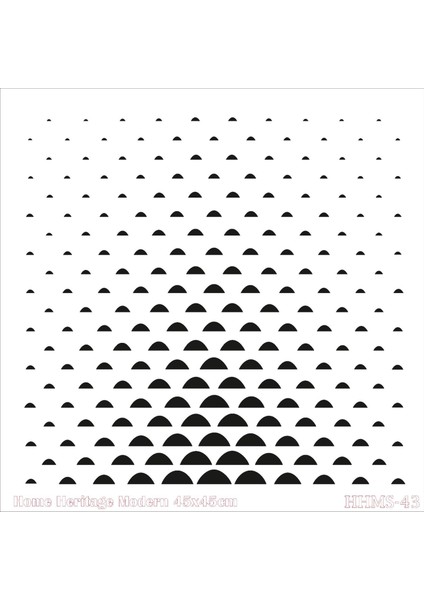 Home Herıtage Modern 45X45CM Hhms-43 Stencil