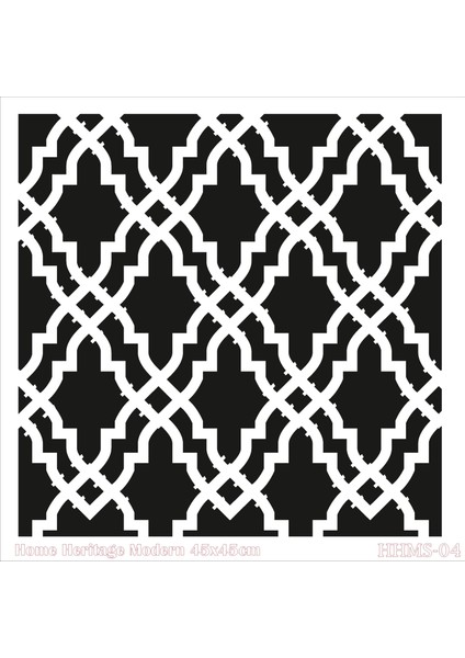 Home Herıtage Modern 45X45CM Hhms-04 Stencil