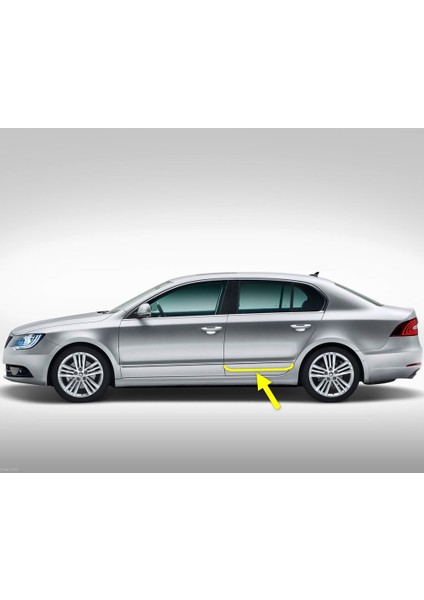 Skoda Superb Mk2 2014-2015 Sol Arka Kapı Krom Çıtası 3T0853753 fiyatları