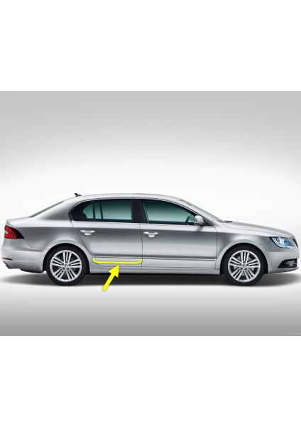 Skoda Superb Mk2 2014-2015 Sağ Arka Kapı Krom Çıtası 3T0853754