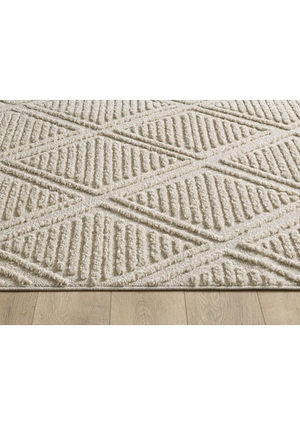 Quincey Bukleli Yumuşak Peluş Post Shaggy Krem Çocuk Odası Oturma Odası Salon Mutfak Halısı indirimleri