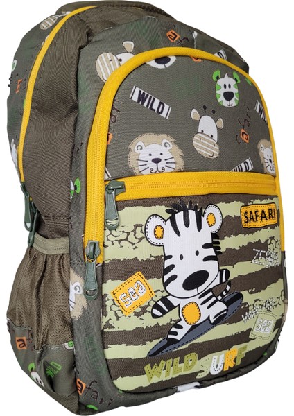 Astral & Kids Ilkokul Beslenme ve Kalem Kutulu Çocuk Çantasi Set (Safari) modelleri