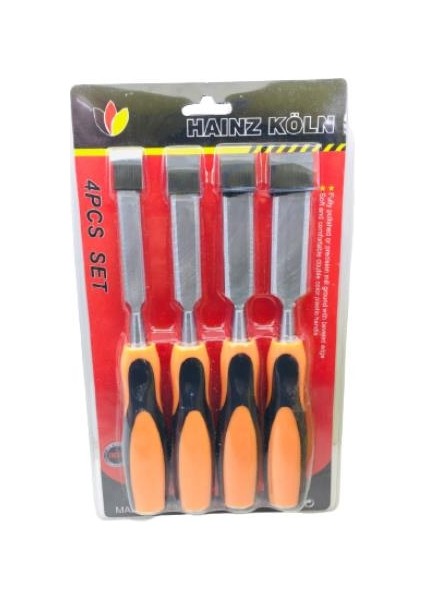Haınz Köln Ağaç Ahşap Oyma Seti Iskarpela 4 Parça 14 mm - 25 mm