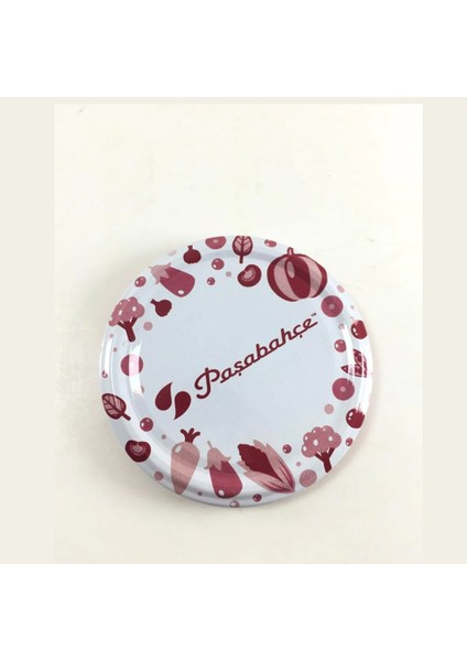 Konserve Kavanoz Kapağı Kırmızı Desenli 82 mm 100 Adet