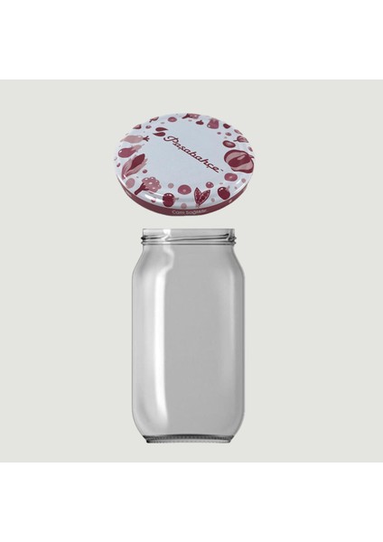 Konserve Kavanoz Kapağı Kırmızı Desenli 82 mm 100 Adet fiyatları