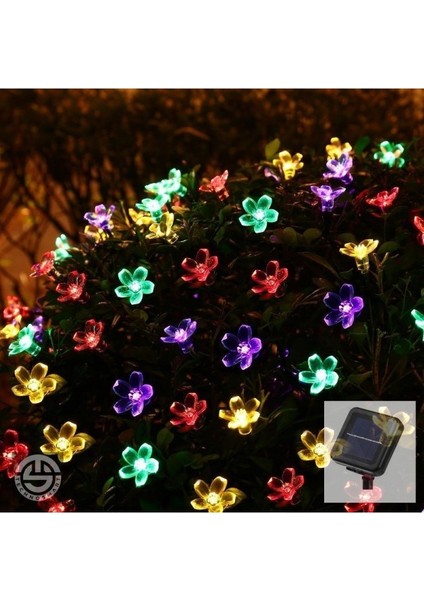 Solar 50 Ledli Çiçekli Rgb Bahçe Aydınlatma Dekorasyon Güneş Enerjili fırsatları