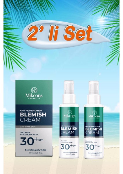 2 Adet Cilt Leke Kremi 100 ml 30 Spf - Krem Seti