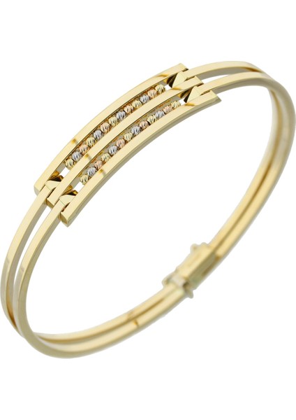 Dorikalı Kaburga Altın Bilezik