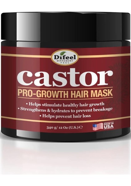 Castor Yavaş Uzayan Saçlara Özel Saç Maskesi 340GR