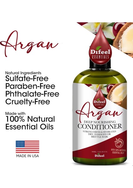 Essentials Argan Yağlı Besleyici Saç Kremi 360ML