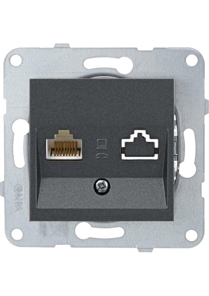 Artline Novella-Trenda Füme Data Priz (Cat6) - Çerçevesiz