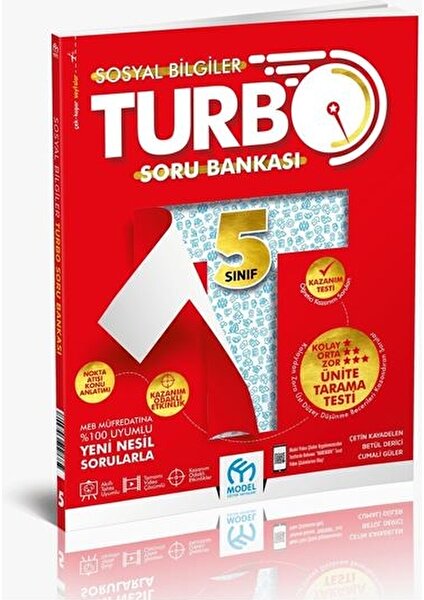 Model Eğitim Yayıncılık 5. Sınıf Turbo Sosyal Bilgiler Soru Bankası