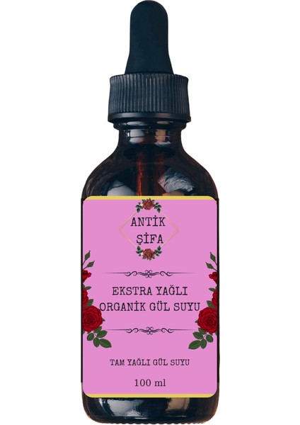 Ekstra Yağlı Doğal Gül Suyu 100 ml - Saf Tam Yağlı Gül Hidrosolü Tonik 100 ml fiyatları