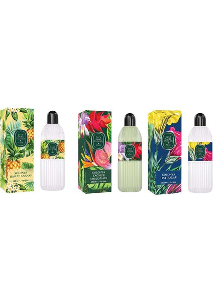 Kolonya Hawaii Ananas, Yağmur Ormanları ve Hatıralar Pet Şişe 400 ml