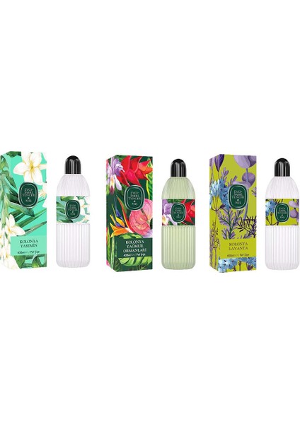 Kolonya Yasemin, Yağmur Ormanları ve Lavanta Pet Şişe 400 ml