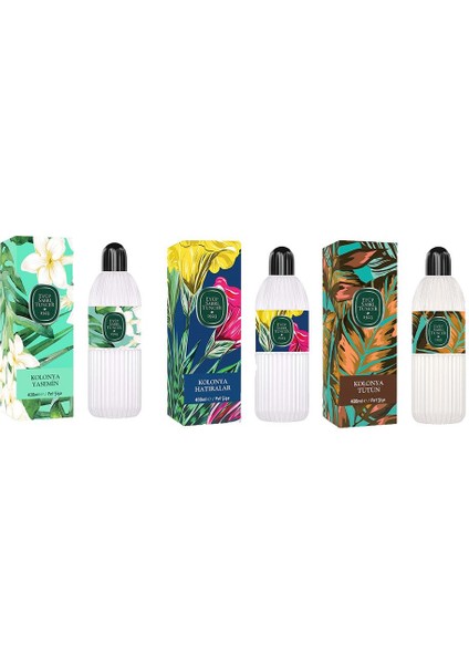 Kolonya Yasemin, Hatıralar ve Tütün Pet Şişe 400 ml