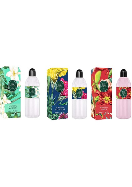 Kolonya Yasemin, Hatıralar ve Amber Pet Şişe 400 ml