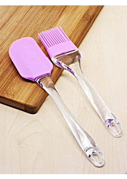 Slikon Yumurta Fırçası ve Spatula 2'li Set