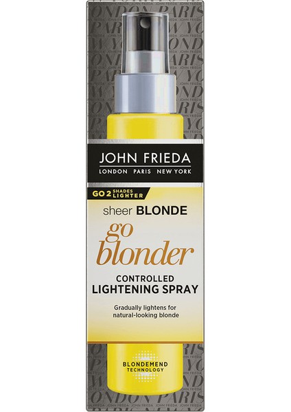 John Frieda Renk Açıcı Sprey Sarı Saçlara Özel 100 Ml