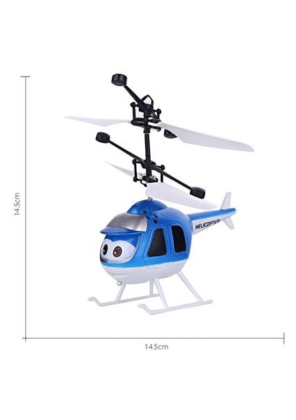 Mini Kızılötesi Sensör Helikopter Uçak 3D Gyro Helikoptero Elektrikli Mikro Helikopter (Yurt Dışından)