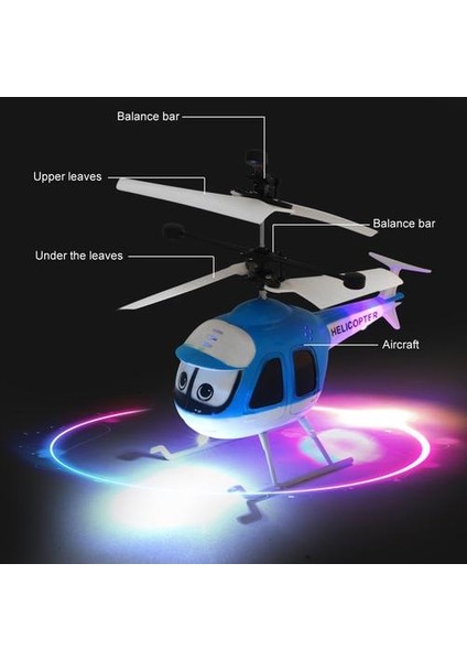 Mini Kızılötesi Sensör Helikopter Uçak 3D Gyro Helikoptero Elektrikli Mikro Helikopter (Yurt Dışından)