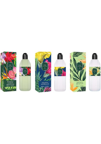 Kolonya Yağmur Ormanları, Hatıralar ve Beyaz Çay Pet Şişe 400 ml