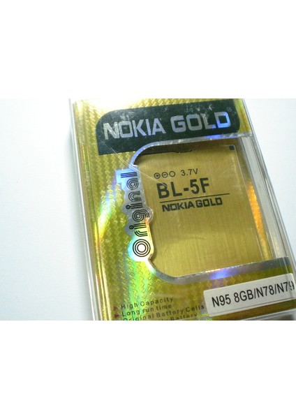 Nokia Bl-5f Gold Batarya