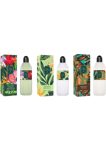 Kolonya Yağmur Ormanları, Beyaz Çay ve Tütün Pet Şişe 400 ml