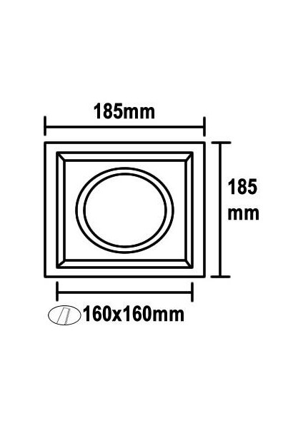 Tekli AR111 Boş Siyah Kasa Armatür fırsatları