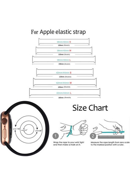Apple Watch 44 mm Için Solo Loop Silikon Kayış-Kordon Medium fiyatları