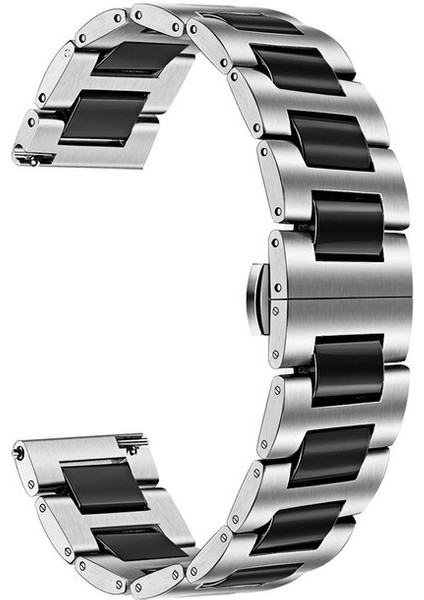 Honor Watch Gs Pro (22MM) Için Klasik Model Seramik Metal Kayış-Kordon