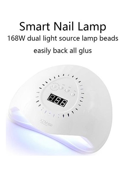 168 W Uv LED Lamba Tırnak 42 Adet ile Led'ler Manikür Jel Tırnak Kurutma Kurutma Oje Lambası 10 S / 30 S / 60 S Oto Sensörü Manikür (Yurt Dışından)