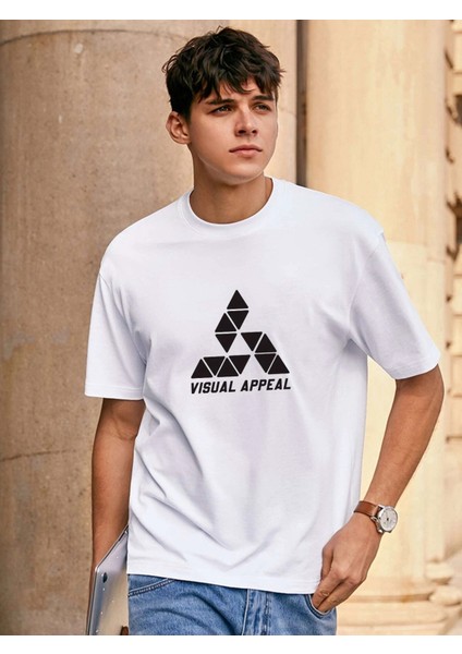 Vısual Appeal Baskılı Loversize Tshirt